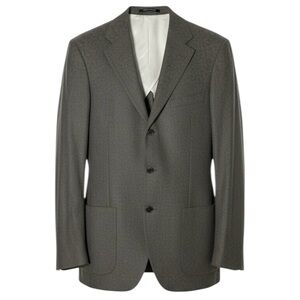 Todd Snyder Wool Suit Jacket Sports Coat Blazer Size‎ 40L Brushed Flannel Grey
